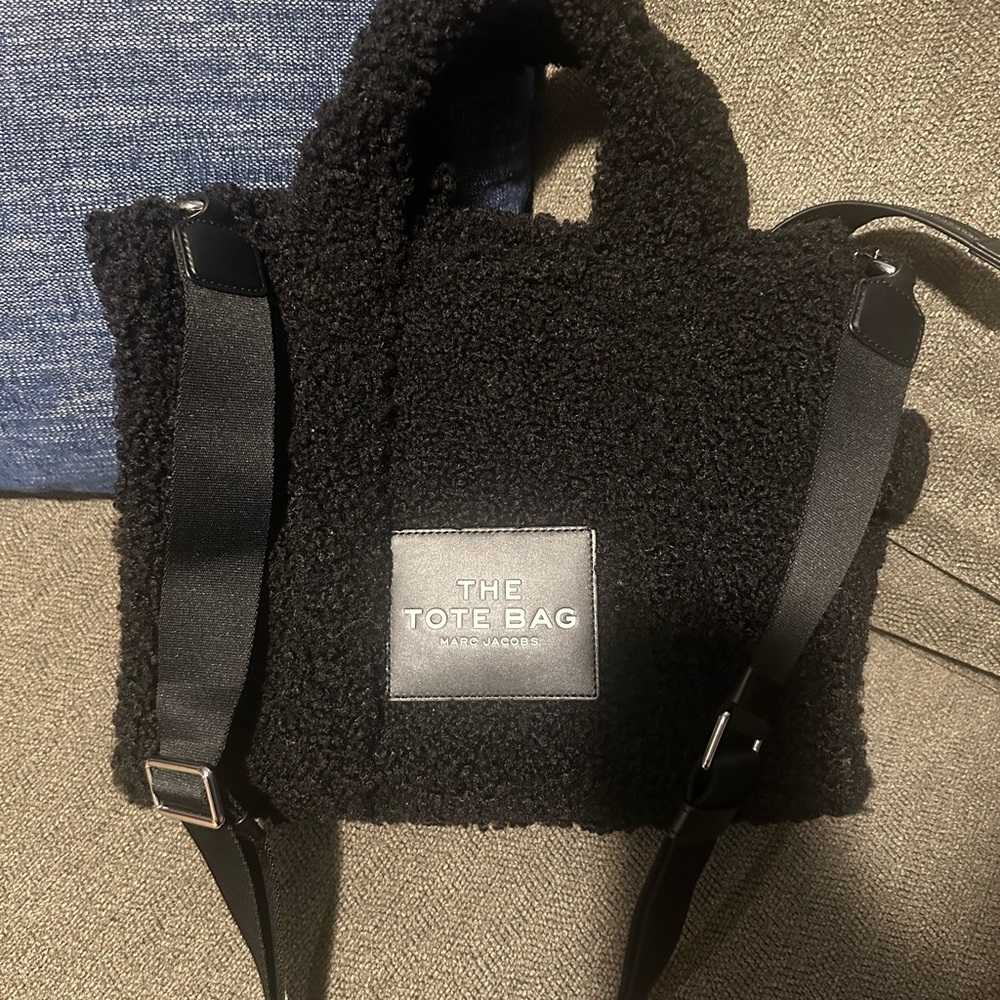Marc Jacobs Black Teddy Tote Bag